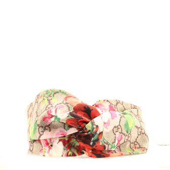 Gucci Headband Blooms Print GG Silk