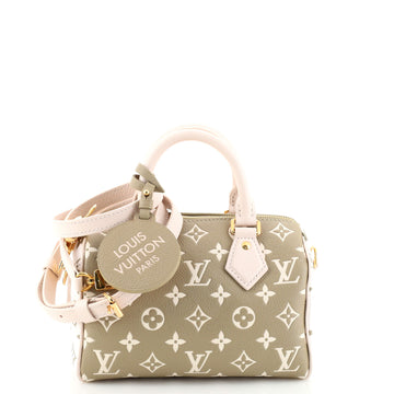 Louis Vuitton Speedy Bandouliere Bag Spring in the City Monogram Empreinte Leather 20