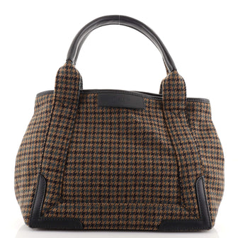 Balenciaga Navy Cabas Wool Small