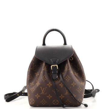 Louis Vuitton Montsouris Backpack NM Monogram Canvas with Leather BB