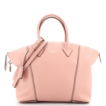 Louis Vuitton Soft Lockit Handbag Leather PM