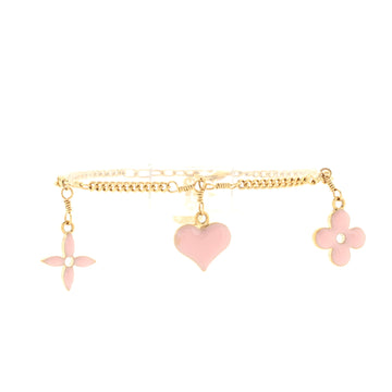 Louis Vuitton Sweet Monogram Charm Bracelet Metal with Enamel