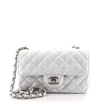 Chanel Classic Single Flap Bag Quilted Metallic Lambskin Mini