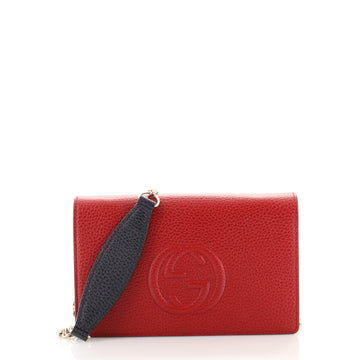 Gucci Soho Wallet on Chain Leather