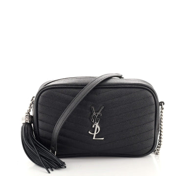 Saint Laurent Lou Camera Bag Matelasse Chevron Leather Mini