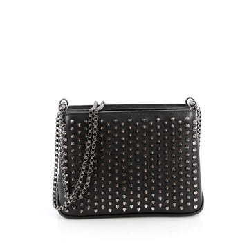 Christian Louboutin Triloubi Chain Bag Leather Small Black 1832703