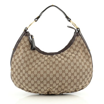 Gucci Twins Hobo GG Canvas Large Brown 1832901