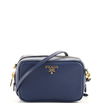 Prada Zip Crossbody Bag Saffiano Leather Mini