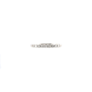 Tiffany & Co. Half Embrace Band Ring Platinum with Diamonds 2.2mm