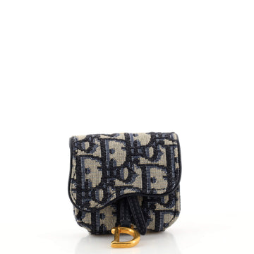 Christian Dior Saddle Airpods Pro Case Oblique Canvas