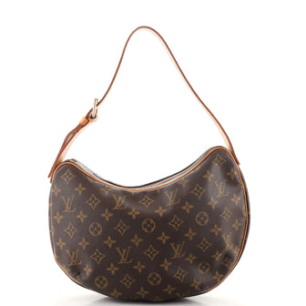 Louis Vuitton Croissant Handbag Monogram Canvas MM