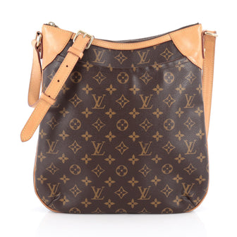 Louis Vuitton Odeon Handbag Monogram Canvas MM Brown 1834001