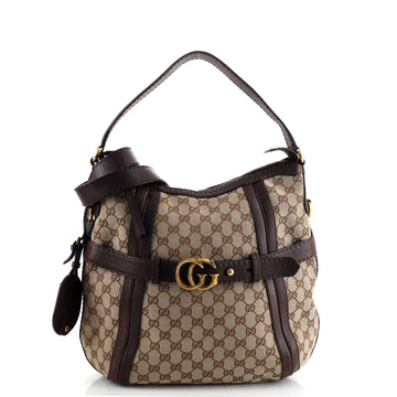 Gucci GG Running Hobo GG Canvas Medium