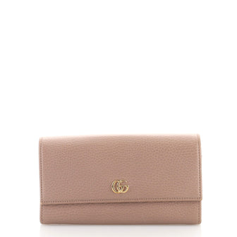Gucci GG Marmont Continental Wallet Leather Long
