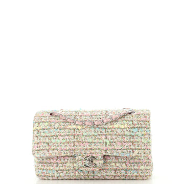 Chanel Classic Double Flap Bag Quilted Tweed Medium