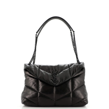 Saint Laurent LouLou Puffer Shoulder Bag Quilted Leather Medium