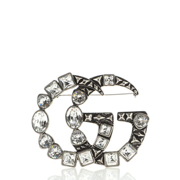 Gucci GG Brooch Metal with Crystals