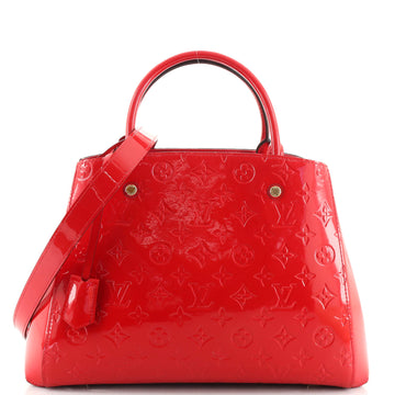 Louis Vuitton Montaigne Handbag Monogram Vernis MM