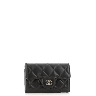 Chanel Classic Flap Card Case Quilted Lambskin