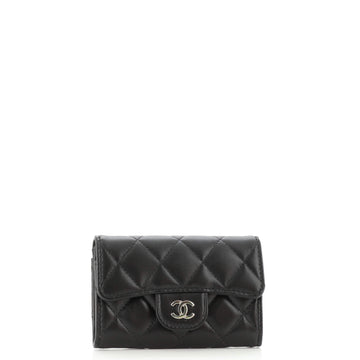 Chanel Classic Flap Card Case Quilted Lambskin
