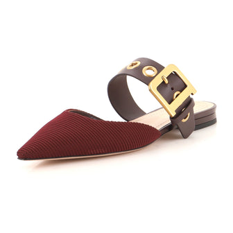 Christian Dior Women's D-Dior Flat Mules Technical Fabric