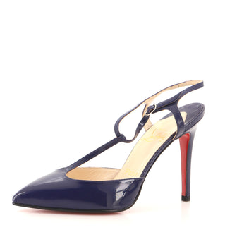Christian Louboutin Women's Coxinelle T-Strap Pumps Patent 90
