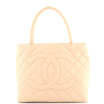 Chanel Medallion Tote Quilted Caviar