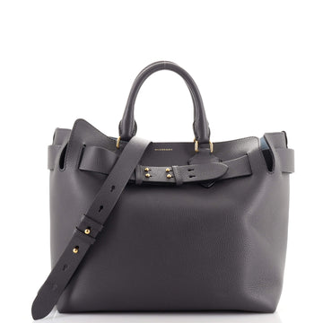 Burberry Belt Tote Leather Large