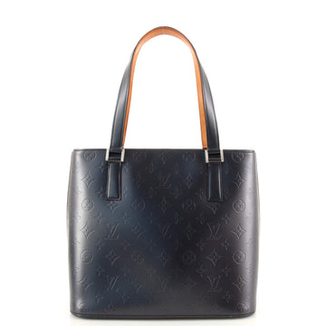 Louis Vuitton Mat Stockton Handbag Monogram Vernis
