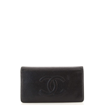 Chanel Timeless L-Yen Wallet Caviar Long