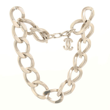 Chanel CC Chunky Chain Link Choker Necklace Metal