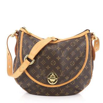 Louis Vuitton Tulum Handbag Monogram Canvas GM Brown 1837501