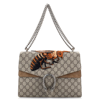 Gucci Dionysus Bag Embroidered GG Coated Canvas Medium