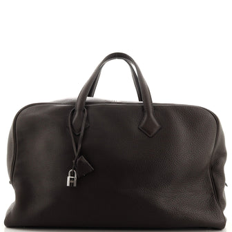 Hermes Victoria II Travel Bag Clemence 50