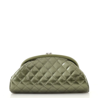 Chanel Timeless Clutch Quilted Patent