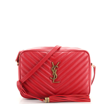 Saint Laurent Lou Camera Bag Matelasse Chevron Leather Small