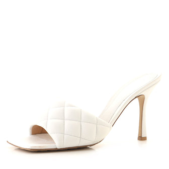 Bottega Veneta Women's The Padded Heeled Sandals Quilted Leather