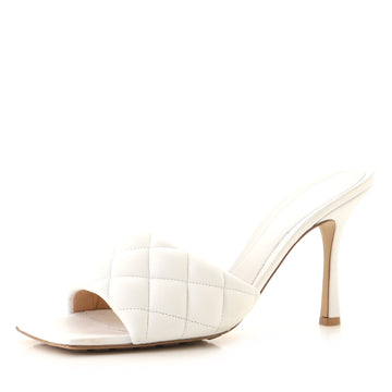 Bottega Veneta Women's The Padded Heeled Sandals Quilted Leather