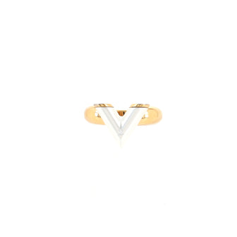 Louis Vuitton Essential V Pearlfection Ring Metal