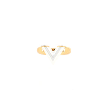 Louis Vuitton Essential V Pearlfection Ring Metal