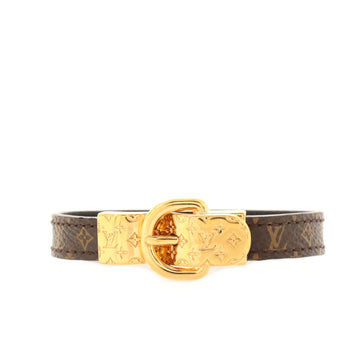 Louis Vuitton Fasten Your LV Bracelet Monogram Canvas and Metal