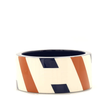 Hermes H Bangle Bracelet Resin Wide