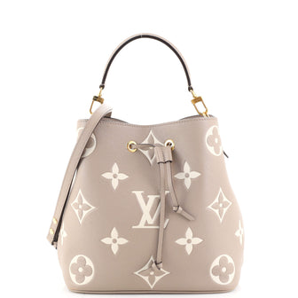 Louis Vuitton Neonoe Handbag Bicolor Monogram Empreinte Giant Mm