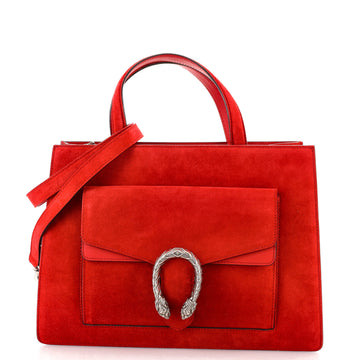 Gucci Dionysus Convertible Tote Suede Medium