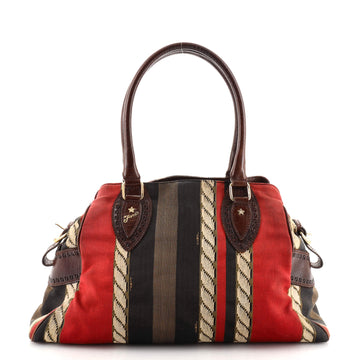 Fendi Pequin Bag de Jour Printed Canvas Medium