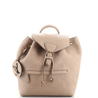 Louis Vuitton Montsouris Backpack NM Monogram Empreinte Leather PM