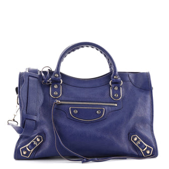 Balenciaga City Classic Metallic Edge Bag Leather Medium
