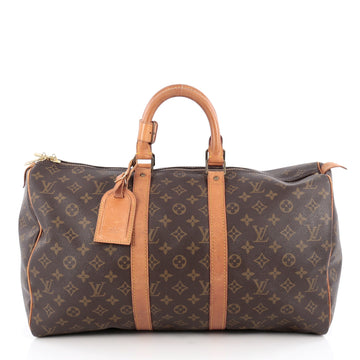 Louis Vuitton Keepall Bag Monogram Canvas 45 Brown 1838611