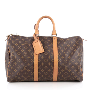 Louis Vuitton Keepall Bag Monogram Canvas 45 Brown 1838612