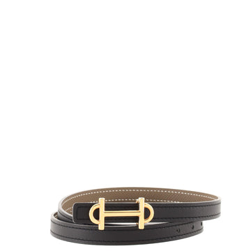 Hermes Gamma Reversible Belt Leather Thin
